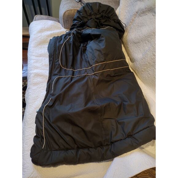 Cole Haan Women's Signature Down Feather Puffer Quilted Hood Belted Coat Medium - Picture 12 of 14